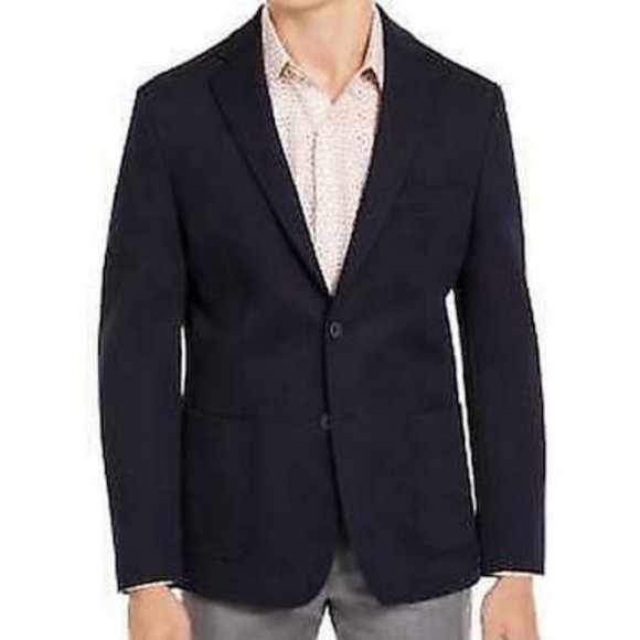 BAR III Men Slim Fit Knit Sport Coat Size 42L Suits Blazers